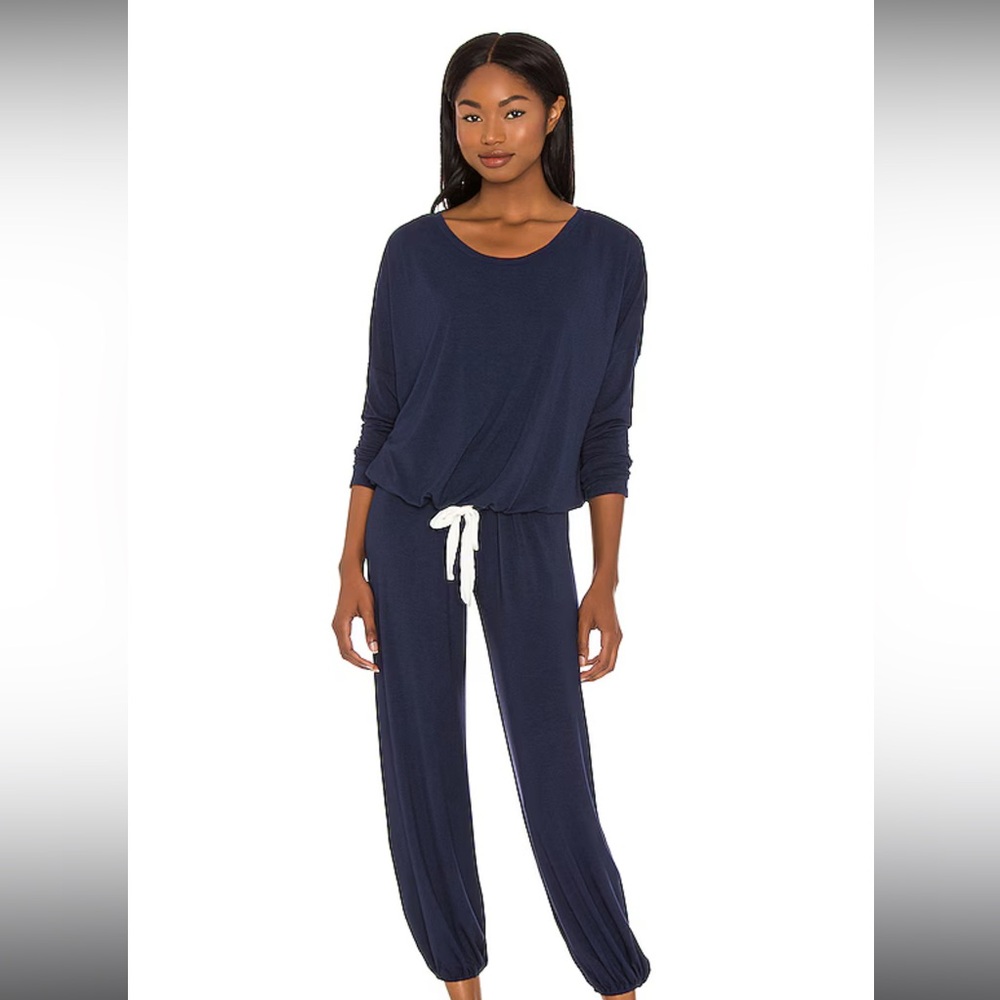 Eberjey Gisele The Slouchy Set in Navy & Ivory